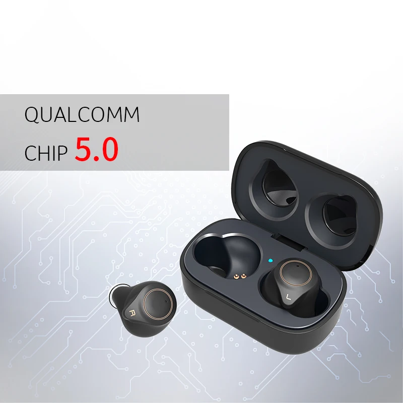 

5.0 Bluetooth wireless sports Earbuds TWS earphones 8H per charger+Extra 16H with case stereo sound touch control