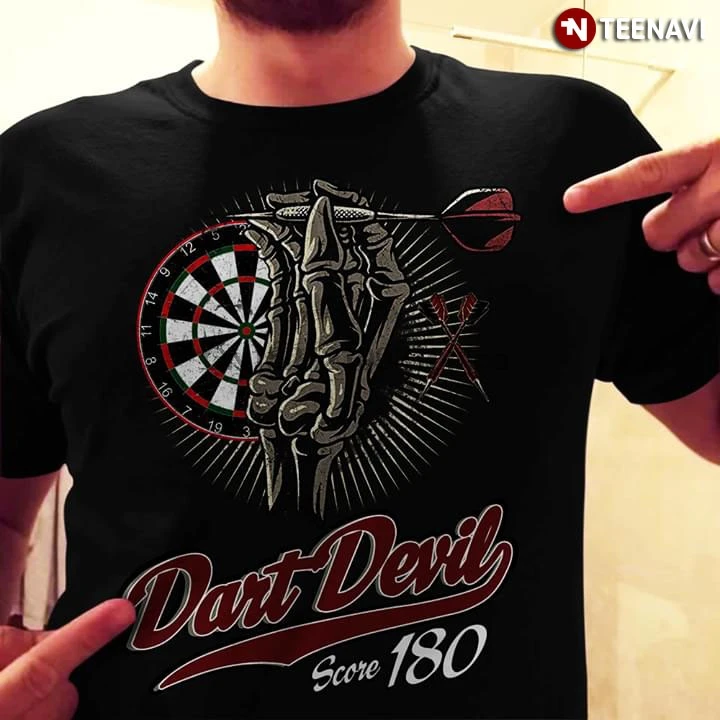 Camiseta de Dart Devil Score para hombre y mujer, camisetas 180