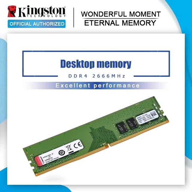 Kingston KVR26N19S6L/4-SP 4GB DDR4 2666Mhz 1.2V 8gb 16gb RAM memory for desktop 1