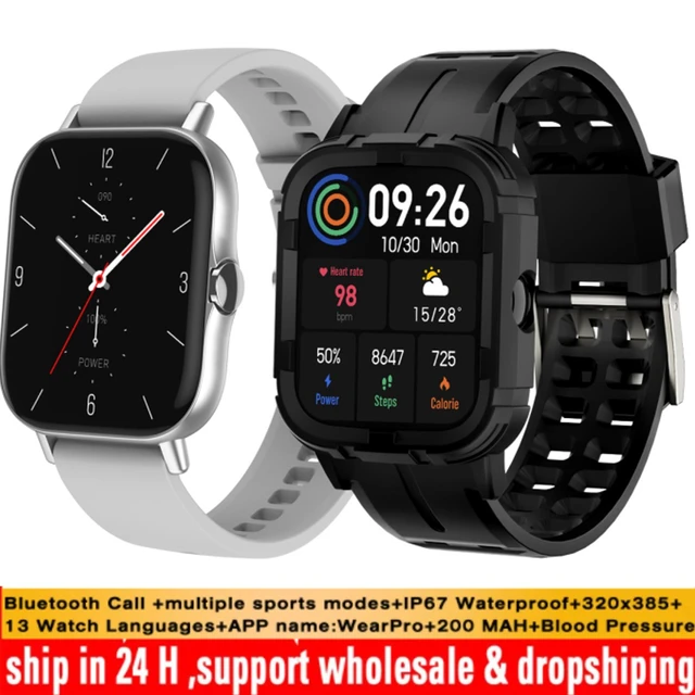 Original DT94 Smart Watch Men 1.78 Inch DIY Watch Face IP67 Bluetooth Call  Music Stopwatch Women