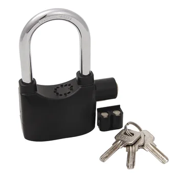

Copper Core Zinc Alloy Alarm Padlock Rust-proof Anti-theft Alarm Lock Motorcycle Lock Door Lock Cabinet Lock
