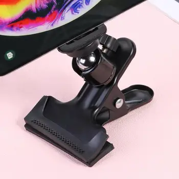 

Gimbal Strong Clip Background Flash Bracket Universal Ball Head Clamp for GoPro Rubber Wrapping Good Protection of Goods