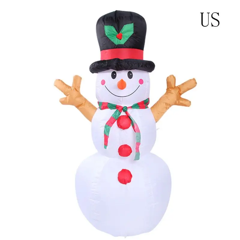 

Inflatable Decorative Snowman Led Light bead Model Christmas snowman 5.24 ft K4UE