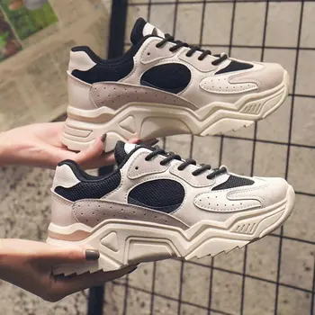 

Autumn new Korean Sneakers Women Breathable Comfortable running shoes mesh lace-up casual shoes C35-05