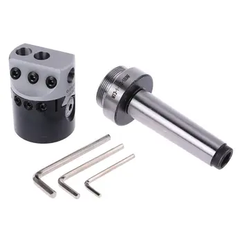 

1set Boring Bar Shank 50mm MT3-M12 Universal Usage With 2 Inch Boring Head Morse Taper For Lathe Milling Tool