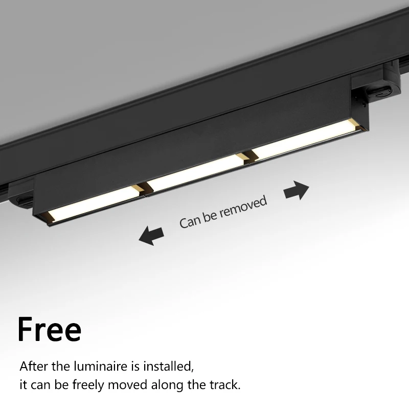 

Светодиодный линейный Трековый светильник, алюминиевое потолочное поляризованное освещение для помещений, настенный светильник для стирки, точесветильник светильник для гостиной, 18 Вт, 24 Вт, 32 Вт