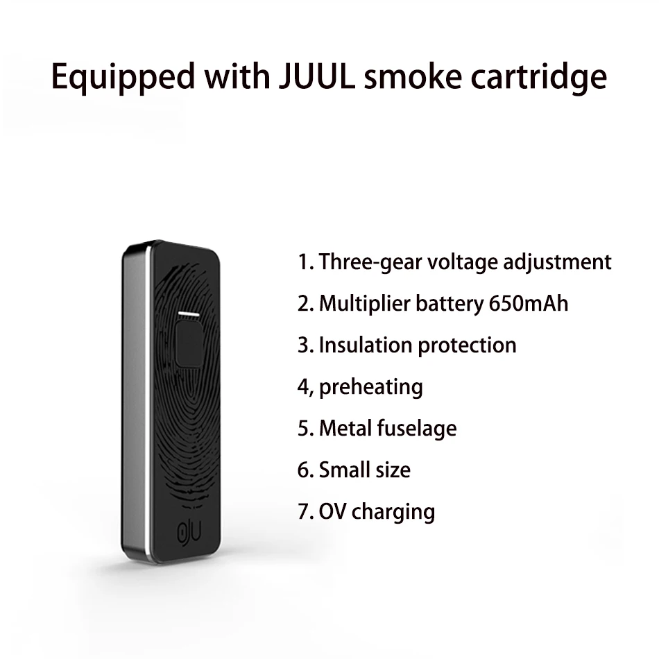 OJU vape mod Juul pods и MYLE с аккумулятором 650 мАч три регулятора давления|Системы