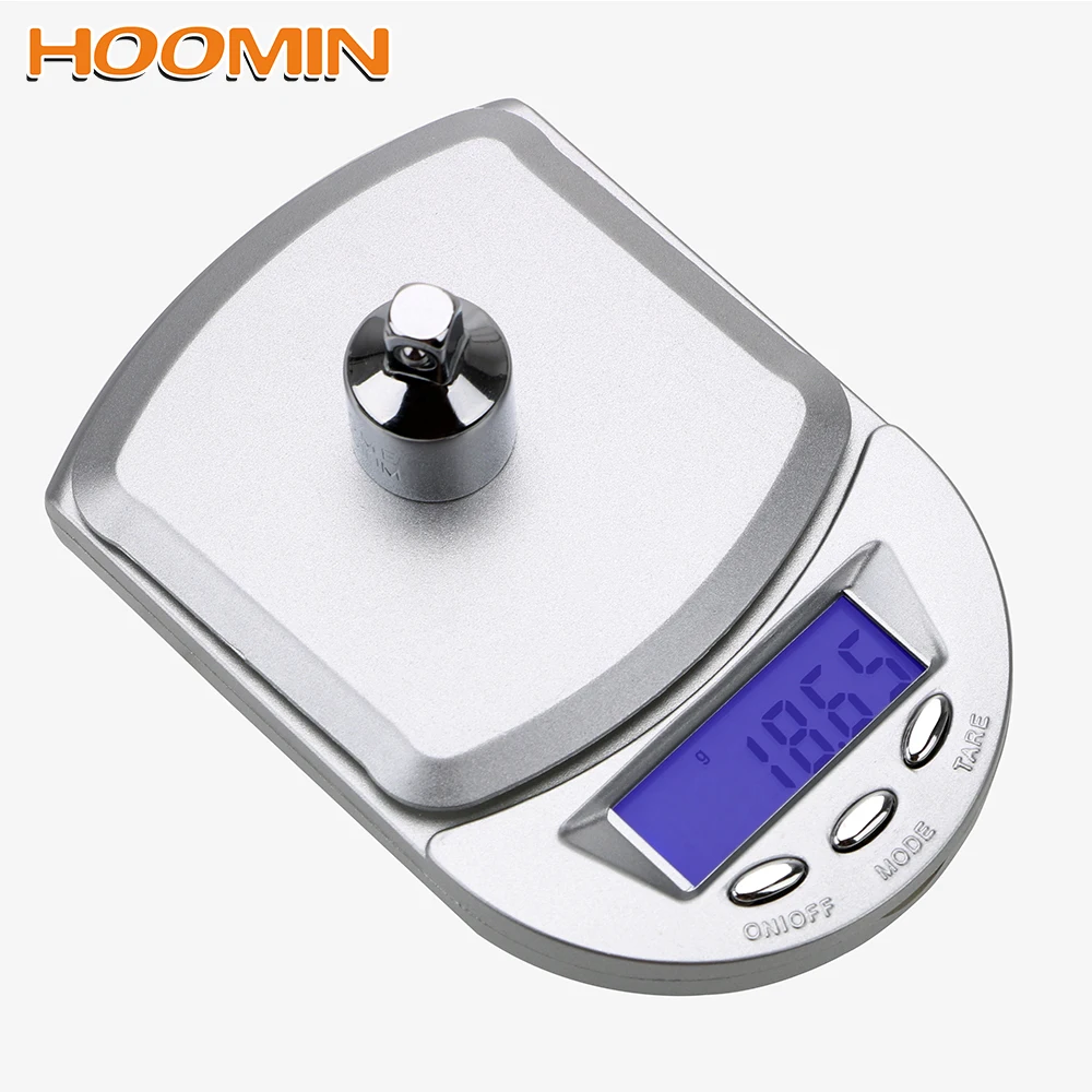 

HOOMIN 200g/ 0.01g Precision Electronic Scale Pocket Weight Balance Gram Scale Backlight LCD Digital Jewelry Scales Kitchen Tool