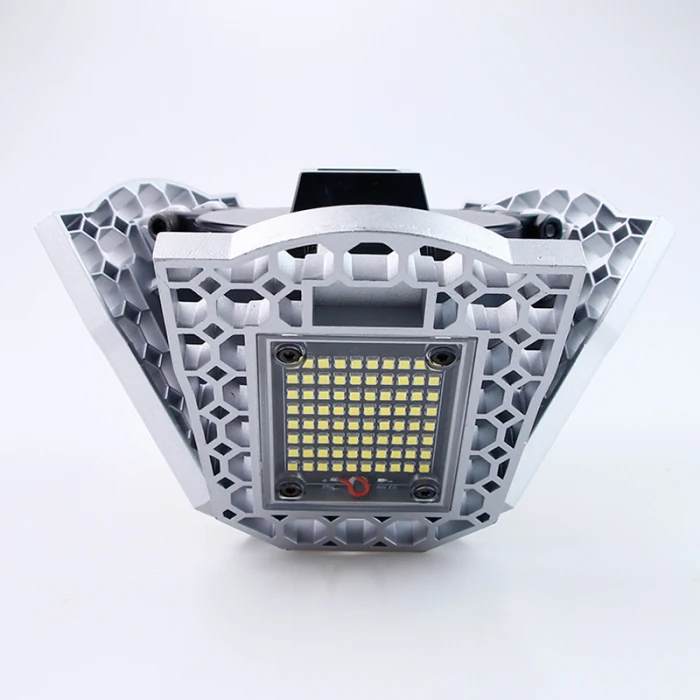 Светодиодный фары гараж 60/80/100W 7200LM деформируемая игрушка потолочня Люстра для полной областях склада мастерской NJ88