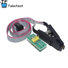  update version SOIC8 SOP8 Test Clip For EEPROM 93CXX / 25CXX / 24CXX in-circuit programming+2 adapters 