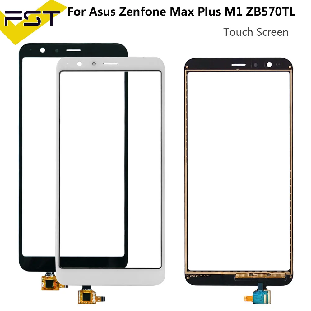 Сенсорный экран 5 7 дюйма для Asus Zenfone Max Plus M1 X018D X018DC ZB570TL дигитайзер сенсор переднее