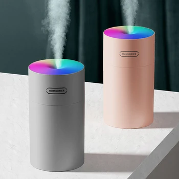 

Timing USB Ultrasonic Humidifier Essential Oil Aroma Diffuser Cool Mist Maker Air Purifier with Colorful Light Air Humidifier