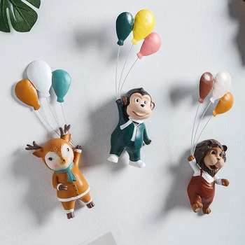 

Cute animal Wall Hanging statue Ornament Nordic Style Kids Room Decoration Gifts Wall hanging Home decoration accessories