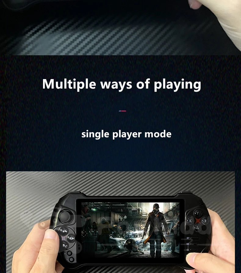 2020 COOLBABY 5.5 inch touch screen retro game console support android 7.0 wifi for PSP N64 MD PS GBA GBC MAME game console