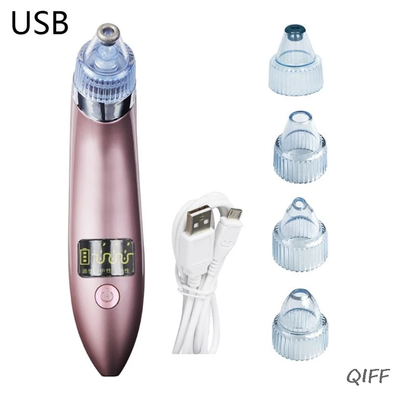 GD Портативный USB lcd прибор для удаления угрей и угрей, очищающее средство для лица, устройство для очистки пор, бытовой прибор для чистки красоты - Цвет: GD