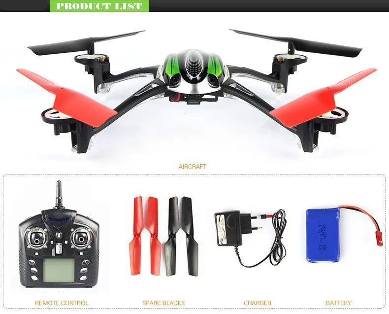 Wltoys Skylark V636 Квадрокоптер 4CH 6 Axis GYRO Electirc RC вертолет с дистанционным управлением 2,4 ГГц Безголовый режим 3D Дрон с откидной крышкой
