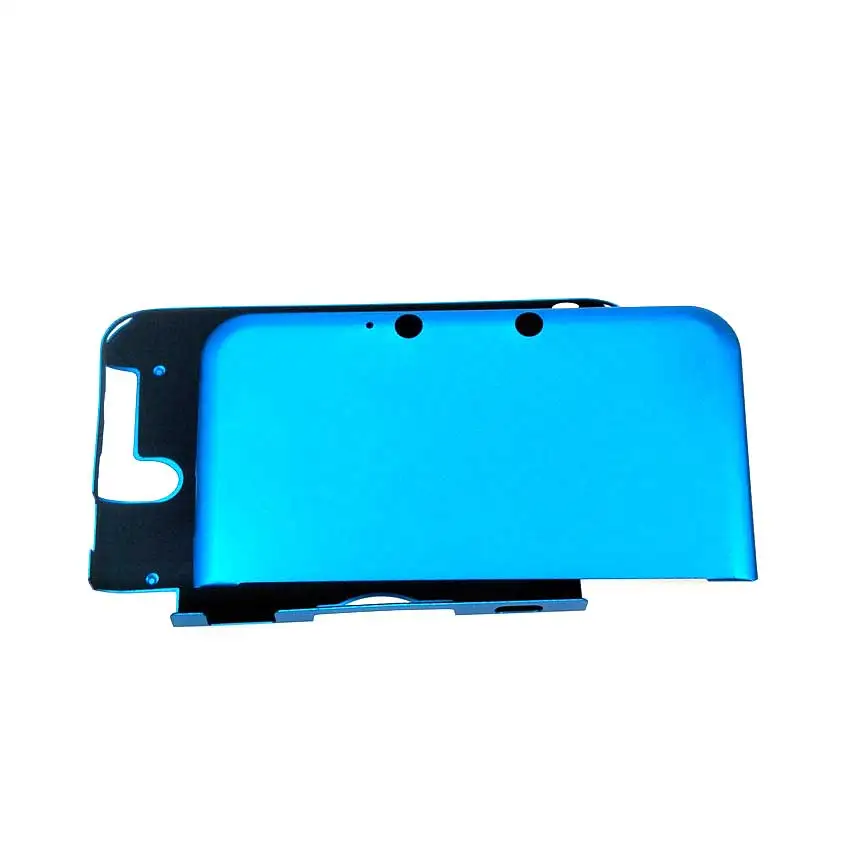Sky blue YuXi Алюминиевый жесткий металлический ящик защитный кожаный чехол для nintendo для 3DS XL LL - Цвет: Sky blue