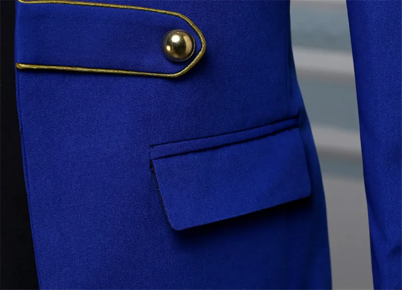 men blue long jacket (4)