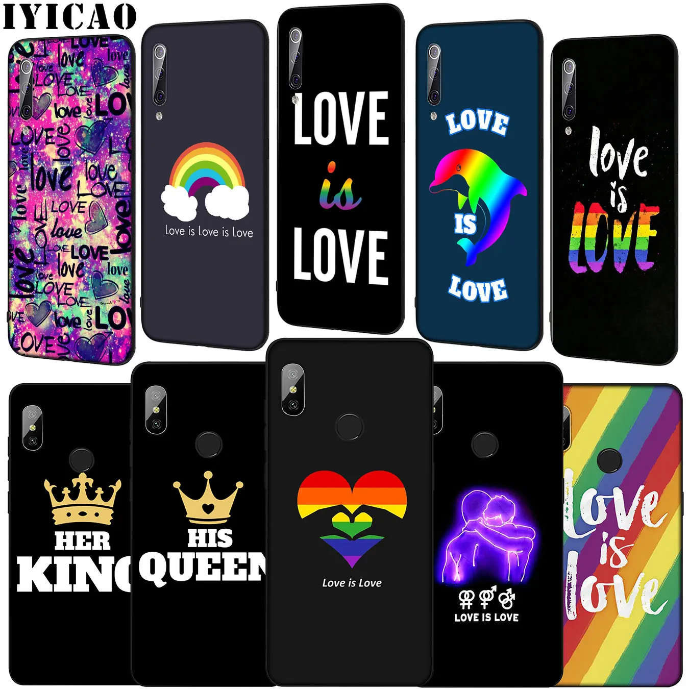 Love Is Радужный Флаг ЛГБТ под искусственные бриллианты разноцветные стразы