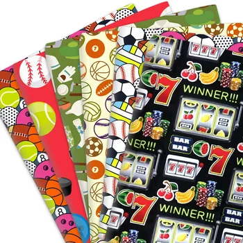 50*145cm Sports Ball 100% Pure Or Polyester Cotton Fabric Material Patchwork Sewing Quilting Needlework DIY Cloth 1