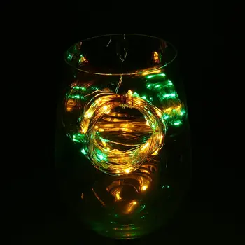 

3xaa Waterproof Battery Box 4 Color Copper Wire String Remote Control Copper Wire String Led String Light String Halloween