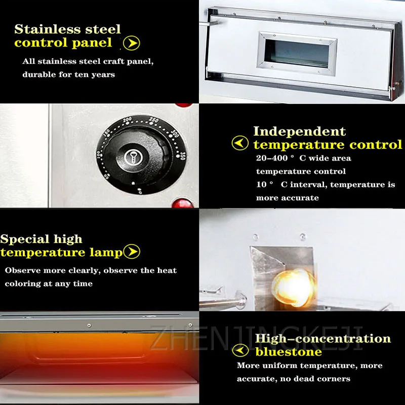 BS-661B Commercial Oven Layer Plate of Bread Cake Baking Multi-Function Large-capacity Single-layer Electric Pizza Oven