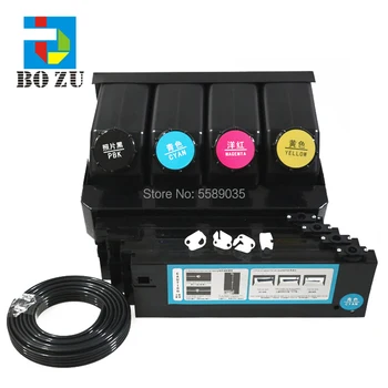 

Flat machinery printer UV ink tank system 4 ink tank +4 ink cartridge bulk ink ciss tank