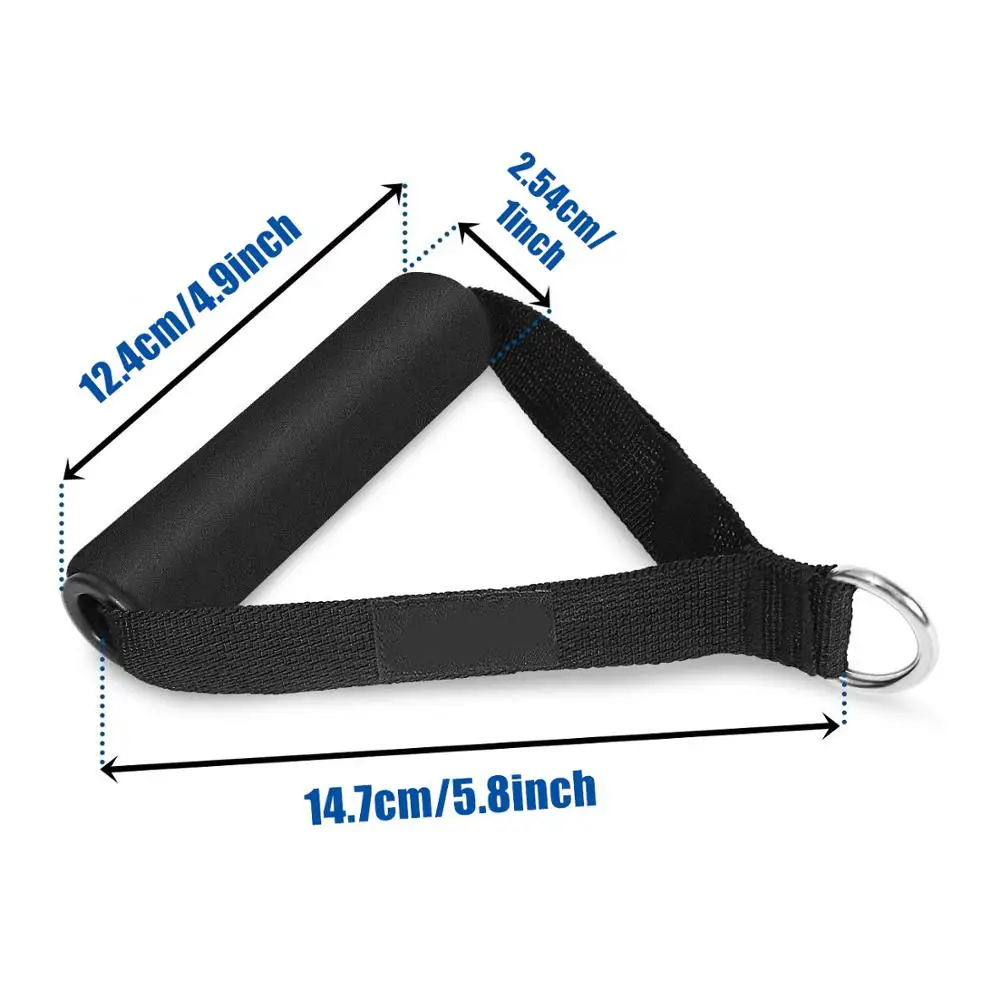 Gym Accessories Fitness Workout Handle Weightlifting Grip Gym Handle Extra Wide Foam Grips for Fitness Crossfit Lifting
