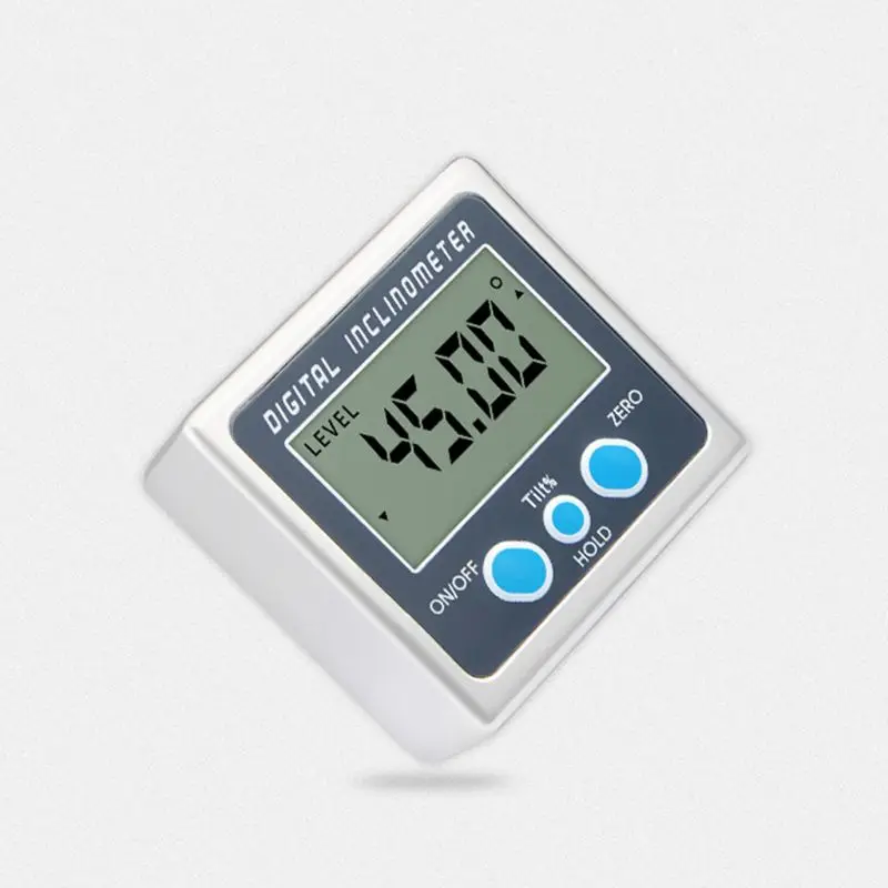 Digital inclinometer, 0-360electronic angle meter, angle ruler, metal level 831F