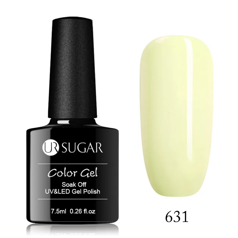 Ur Sugar цветной УФ-гель для ногтей светодиодный гель-лаки для ногтей Полупостоянный Дизайн ногтей салон долговечная эмалевая жидкость - Цвет: 631