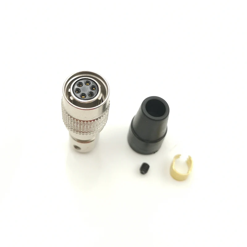 Hirose-conector hembra 6 pines, HR10A-7P-6S /HR10A-7R-6P , 6 pines, para de alimentación cámara - AliExpress Luces iluminación