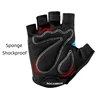 ROCKBROS Bike Bicycle Gloves Outdoor Sports Breathable Cycling Gloves Half Short Finger Sponge Pad Gloves MTB Unisex 5 Colors ► Photo 3/6