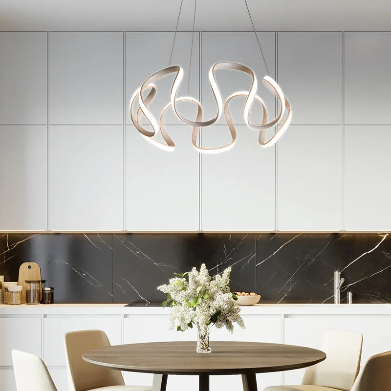 

Fashionable, simple and creative wave Chandelier