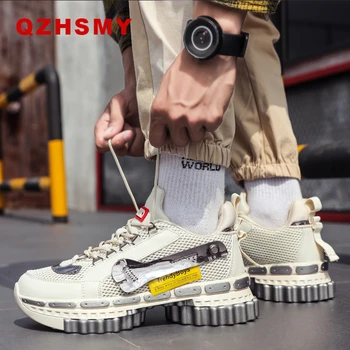 

Hot Adult Breathable For Mens Running Off White Shoes Sports Outdoor Increased Bottom Sneakers Walking Athletic Drop Shipping