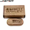 JASTER 1PCS free custom logo Wooden usb + Box pen drive 8GB 16gb 32gb usb Flash Drive Memory Stick LOGO customer wedding Gift ► Photo 2/6