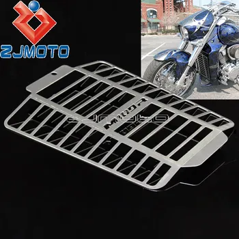

ZJMOTO Motorcycle Radiator Guard Protector Cover For Suzuki Boulevard M109R VZR1800 2006-2018 Silver Radiator Grille