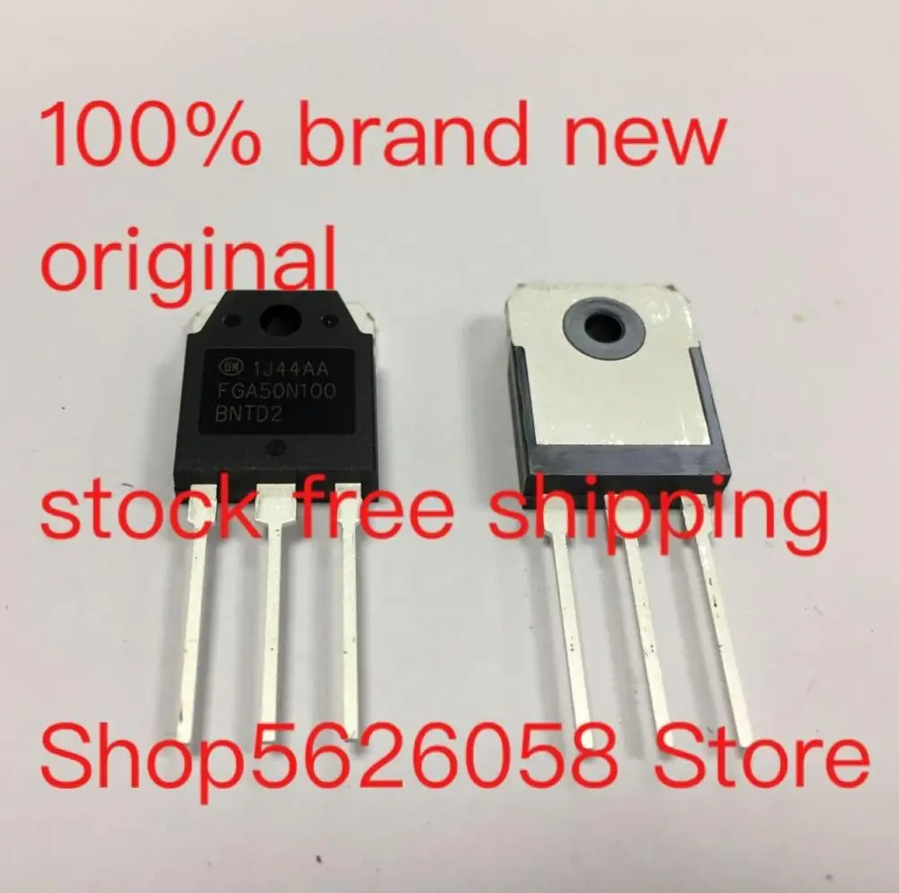 

5 шт./лот FGA50N100BNTD2 FGA50N100 TO-3P 100% новый оригинальный Бесплатная доставка
