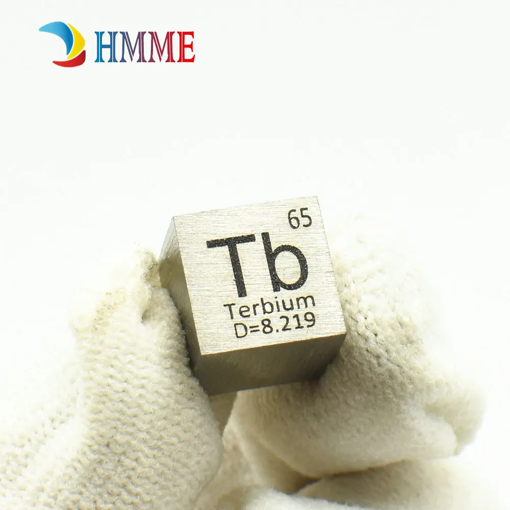 Rare Earth Terbium Metal 99.95% Ement Tb 10X10X10Mm Density Rare Earth Terbium Metal 99.95% Ement Tb 10X10X10Mm Density