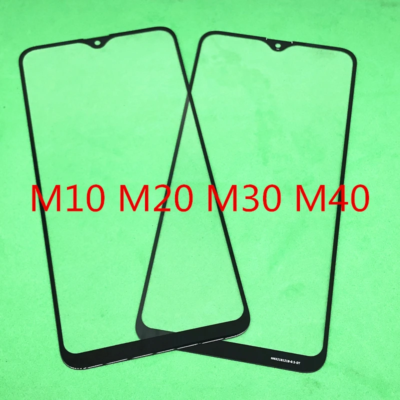 Сменное переднее Сенсорное стекло для ЖК-экрана внешняя линза Samsung Galaxy M10 M20 M30 M40