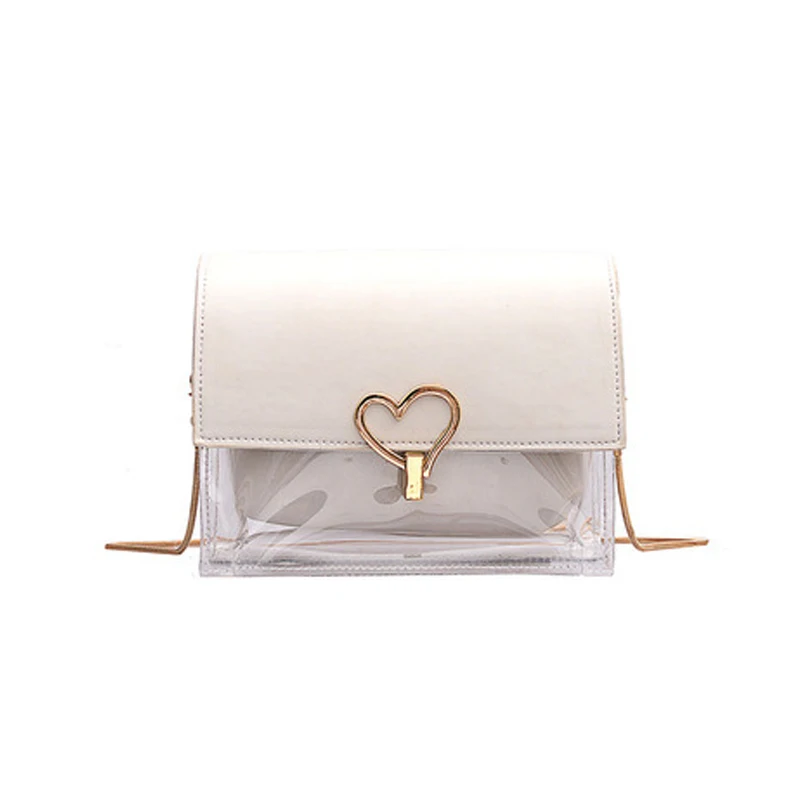 

New Bag Transparent Small Square Bag Chain Mother-In-Law Female Bag