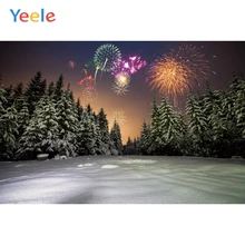 Yeele Happy новогодний фон Рождественская елка день рождения на заказ фотография Виниловый фон для фотостудии реквизит