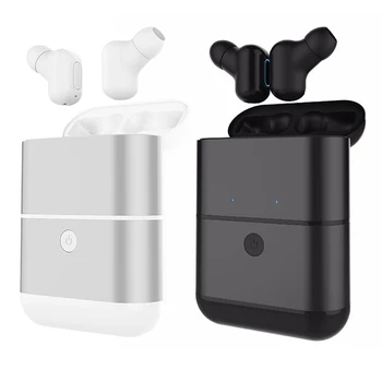 

High-fidelity Bluetooth headset IPX5 waterproof wireless headset with charging compartment sports bass mini headphone microphone