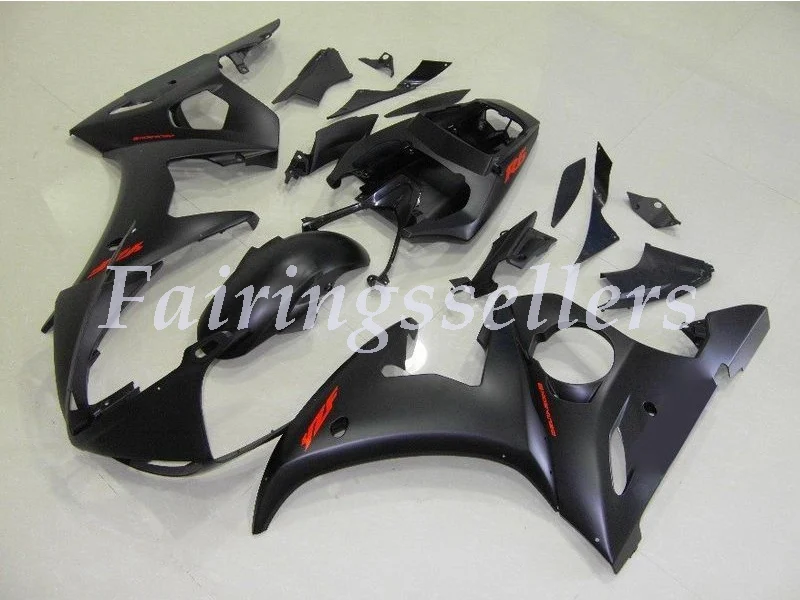 

New ABS plastic fairings Fit for Yamaha fairings YZFR6 2003 2004 2005 bodywork fairing YZF R6 03 04 05 custom Matt Black Red