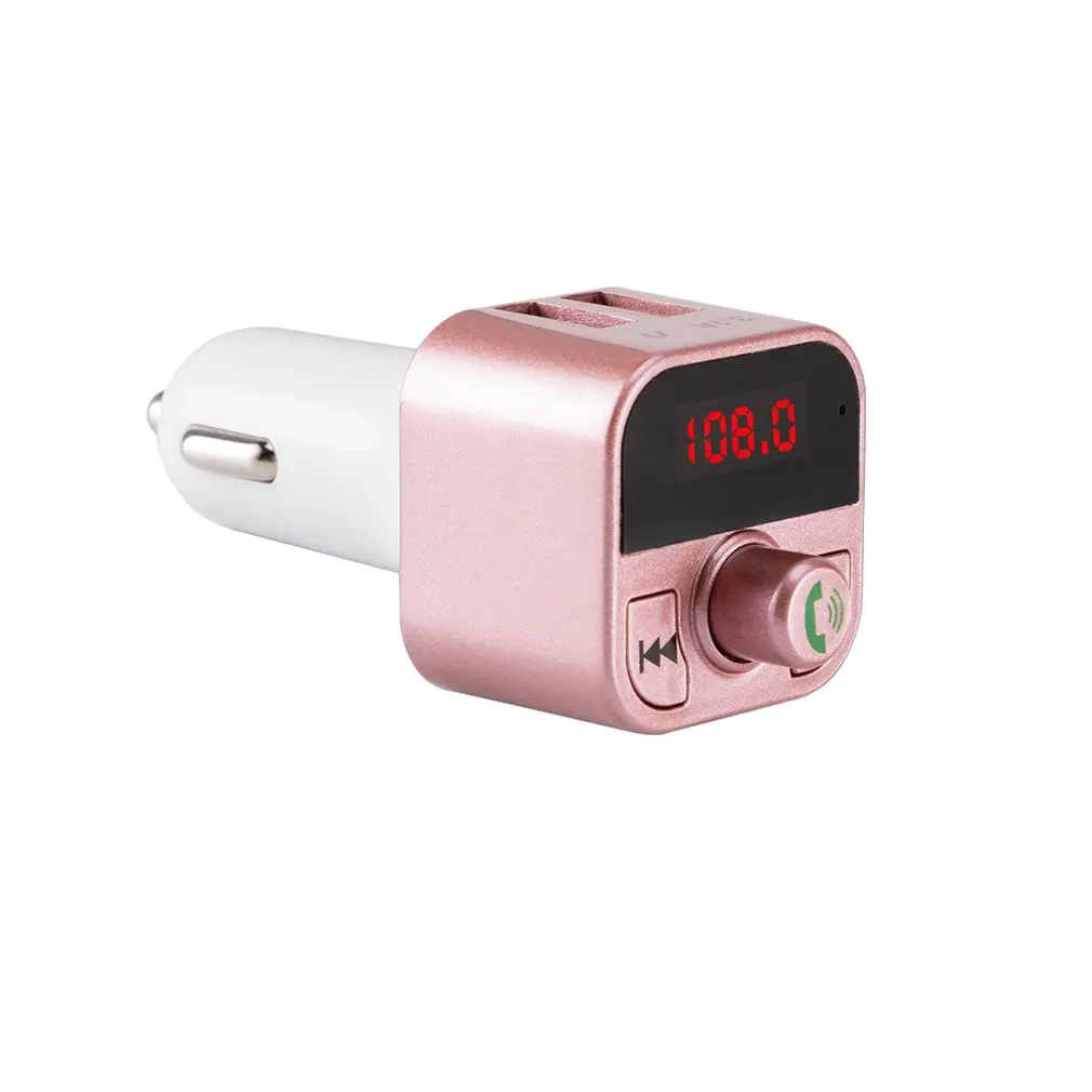 Car Styling B5 Car Kit Handsfree FM Transmitter Radio MP3 Player USB LCD Remote Music Player Support TF Card