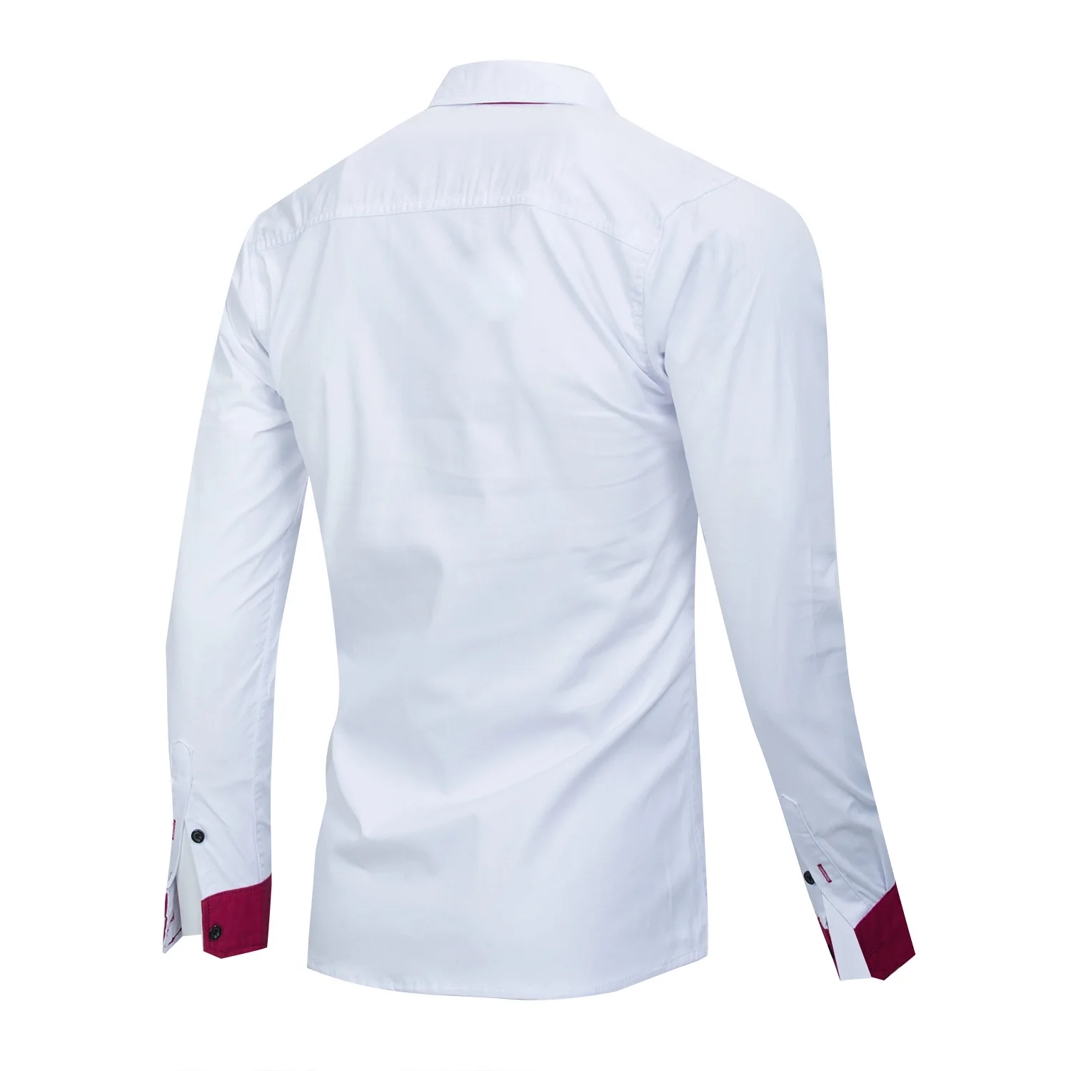 Chemise Homme мужские демисезонные свободные рубашки в полоску с длинными рукавами, лоскутные мужские топы для отдыха, европейские размеры S/2Xl J3074