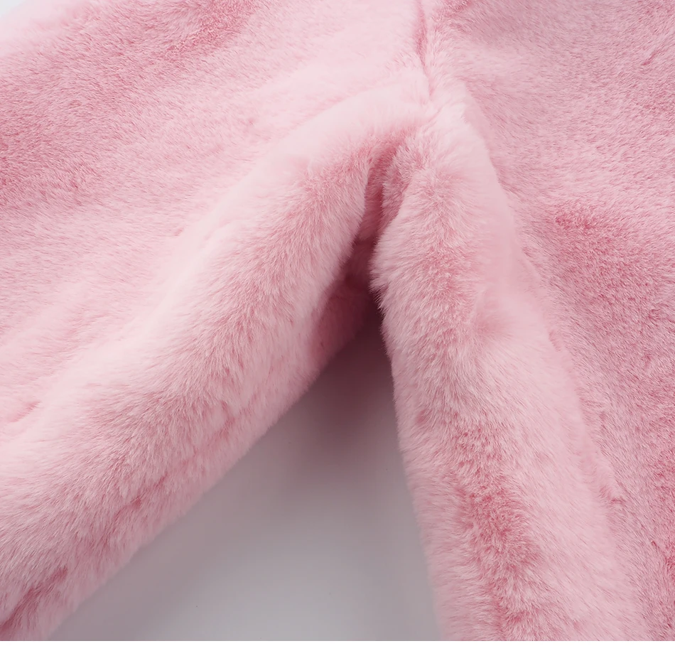 FaylisVow 4xl размера плюс Толстая Шуба женская зимняя теплая свободная плюшевая пушистая шуба с длинным рукавом из искусственного меха женские одноцветные куртки