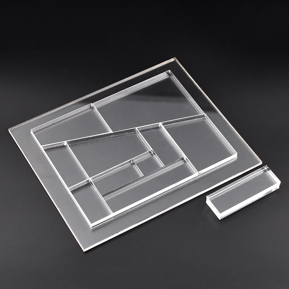 

Transparent Acrylic Miracle Building Block With Clear Box Magic Tricks Close Up Mentalism Illusions Gimmick Props Accessories