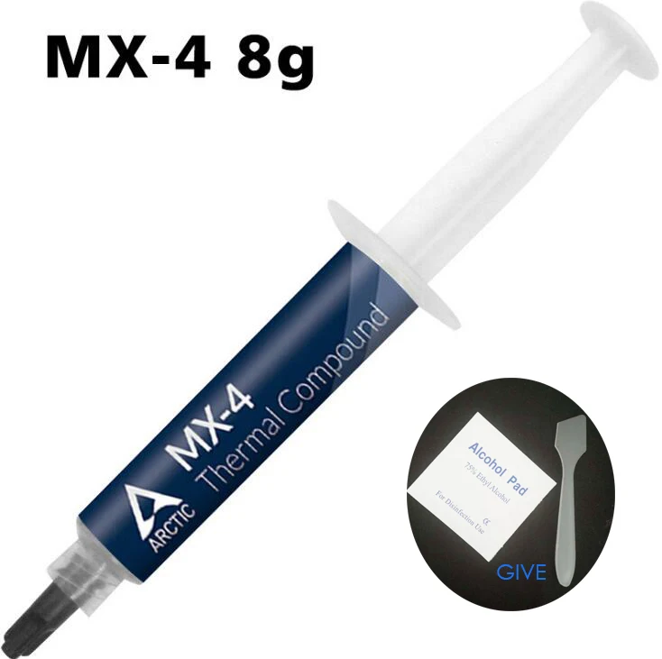 ARCTIC fresh MX-4 2g 4g 8g процессор, cpu GPU кулер термопаста 8,5 w/(mk) проводящая штукатурка для радиатора, продавец рекомендует - Цвет: 8g