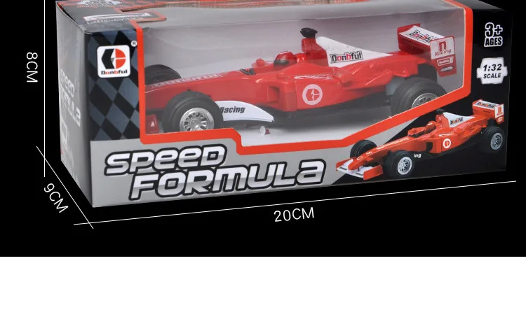 Детская игрушка воин сплав Гоночная машина F1 большой размер модель формула один картинг модель игрушка для мальчиков