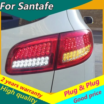 

KOWELL Car Styling for Hyundai Santa Fe 2004-2012 LED Tail Light Rear Lamp DRL+Brake+Park+Signal